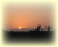 Dawn over Mali. Photograph courtesy of Jo Simpson.